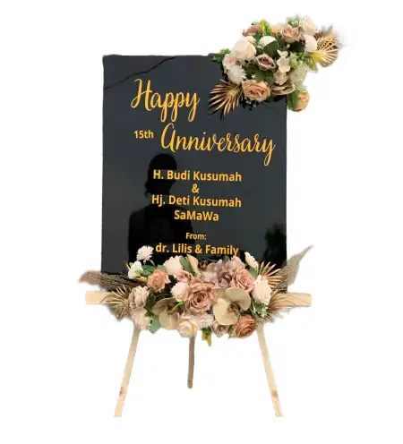 Papan Bunga Akrilik Angke